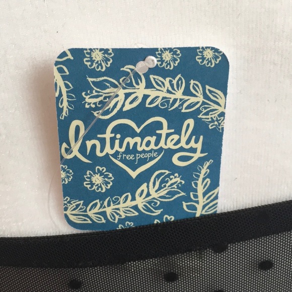 Free People Sierra Black Swiss Dot Bandeau - Picture 5 of 7